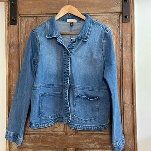 Universal Thread Utility Style Button Up Denim Jacket Size XXL
